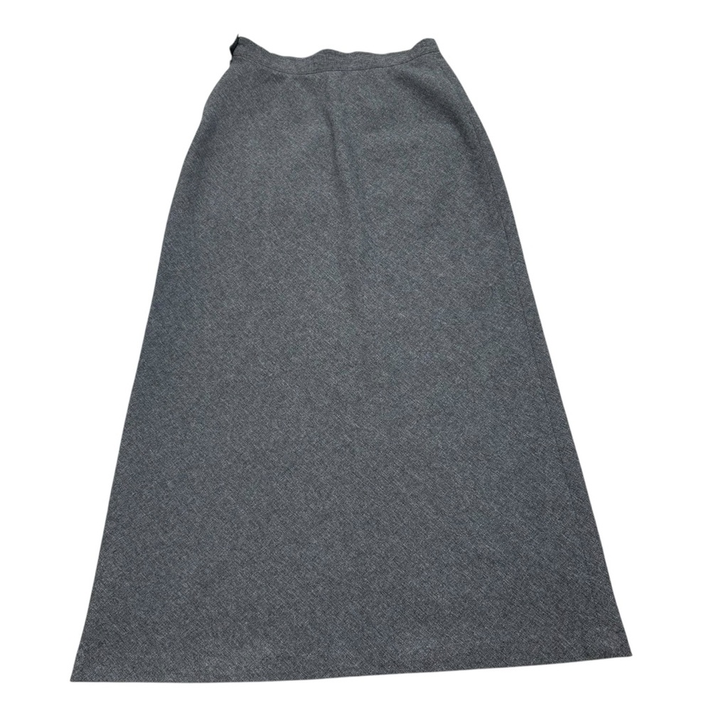 Ladies Vintage Huis Clos Collection Grey Lined‎ Maxi Skirt Size 4